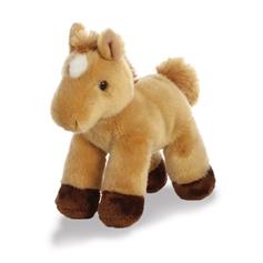Mini Flopsie - Prancer Light Brown Horse, 8"
